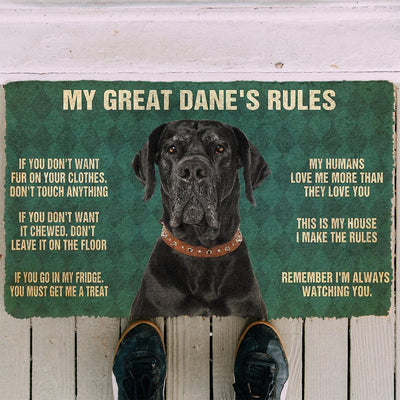 Mijn Great Dane's Regels Deurmat