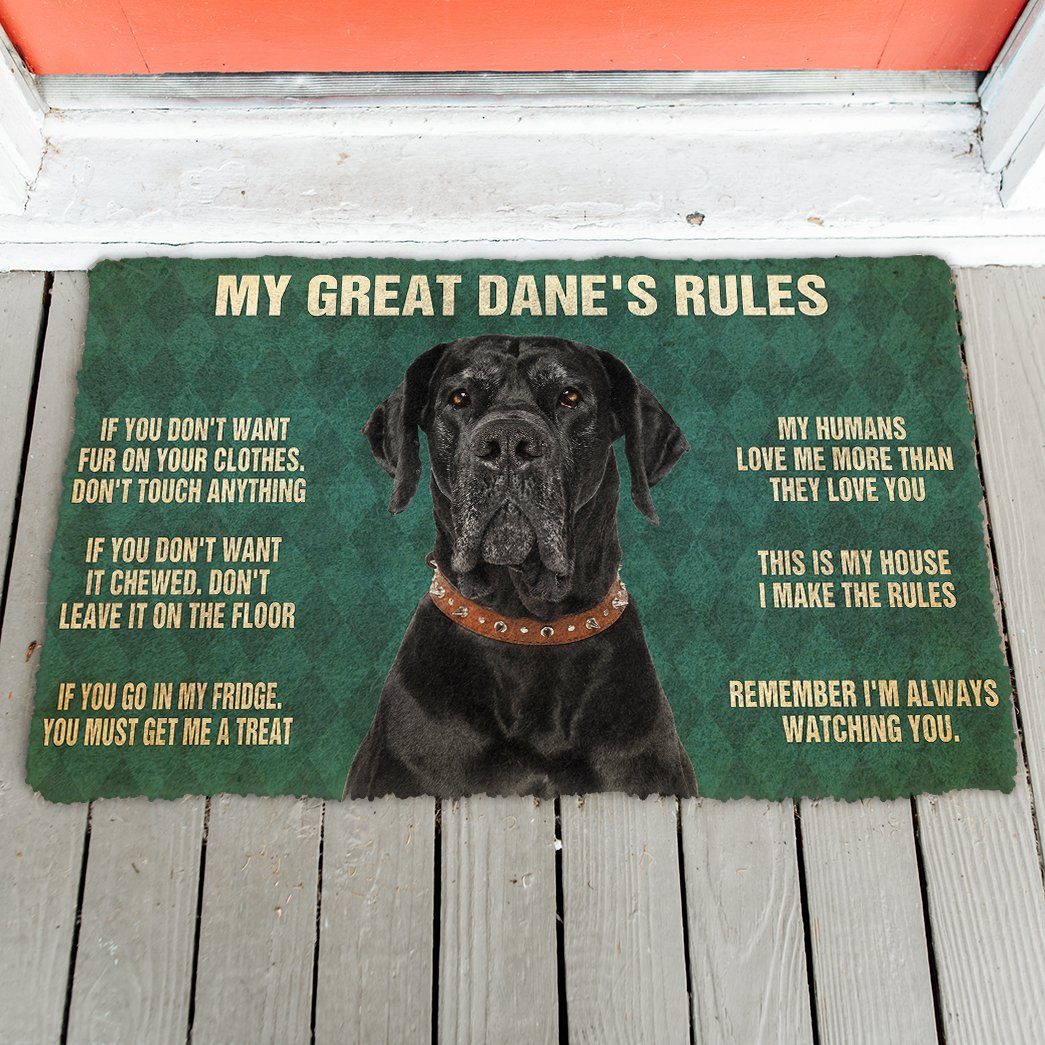 Mijn Great Dane's Regels Deurmat