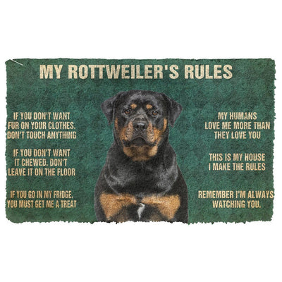 Rottweiler's Regels Deurmat