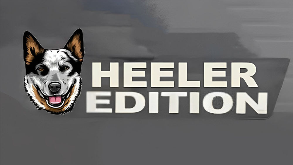 Heeler Dog Auto Badge Autoembleem