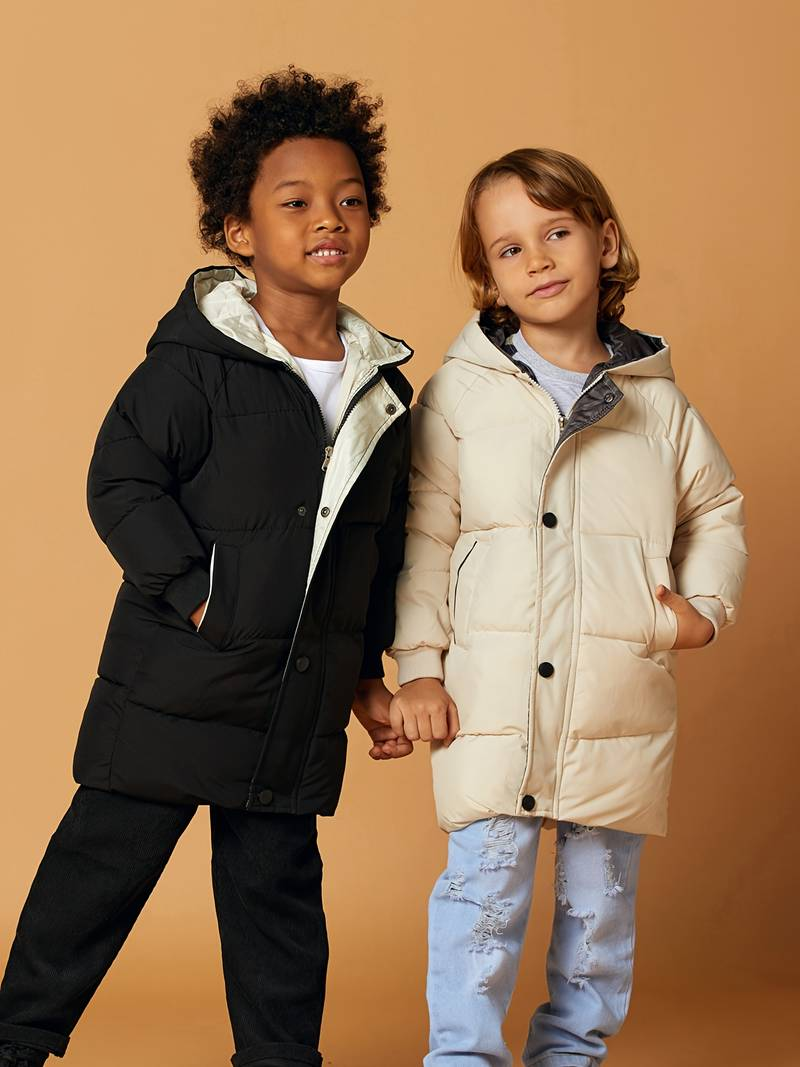 Puffer™ - Winterjas | Voor Kinderen - Comfortabel en Warm - Zijzakken en Capuchon