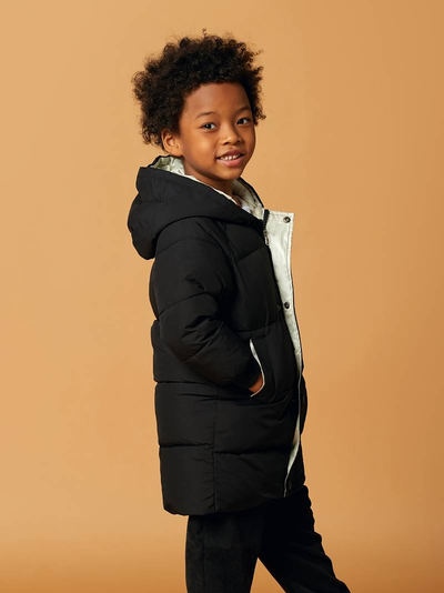 Puffer™ - Winterjas | Voor Kinderen - Comfortabel en Warm - Zijzakken en Capuchon