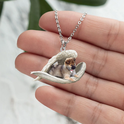 Echte Liefde | Slapende Wolf sable pomeranian/Dwergkeeshond Ketting