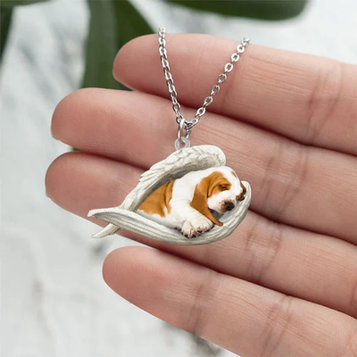 Echte Liefde | Slapende Basset hound Engelse Ketting