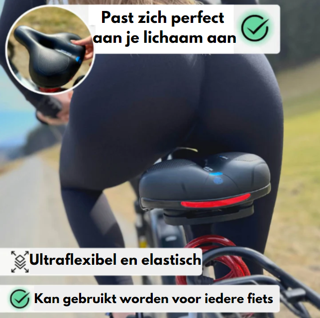 RideRelax™️ | Fietszadel schokdempers