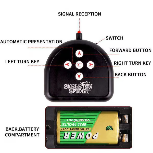 Nieuwste Halloween Skelet Decor afstandsbediening speelgoed