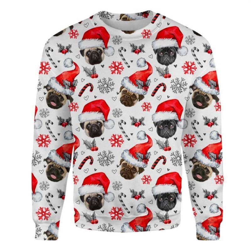 Pug - Honden Kerst Trui