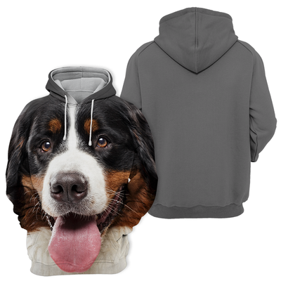 Unisex Honden Hoodie | Bernese Mountain Cute