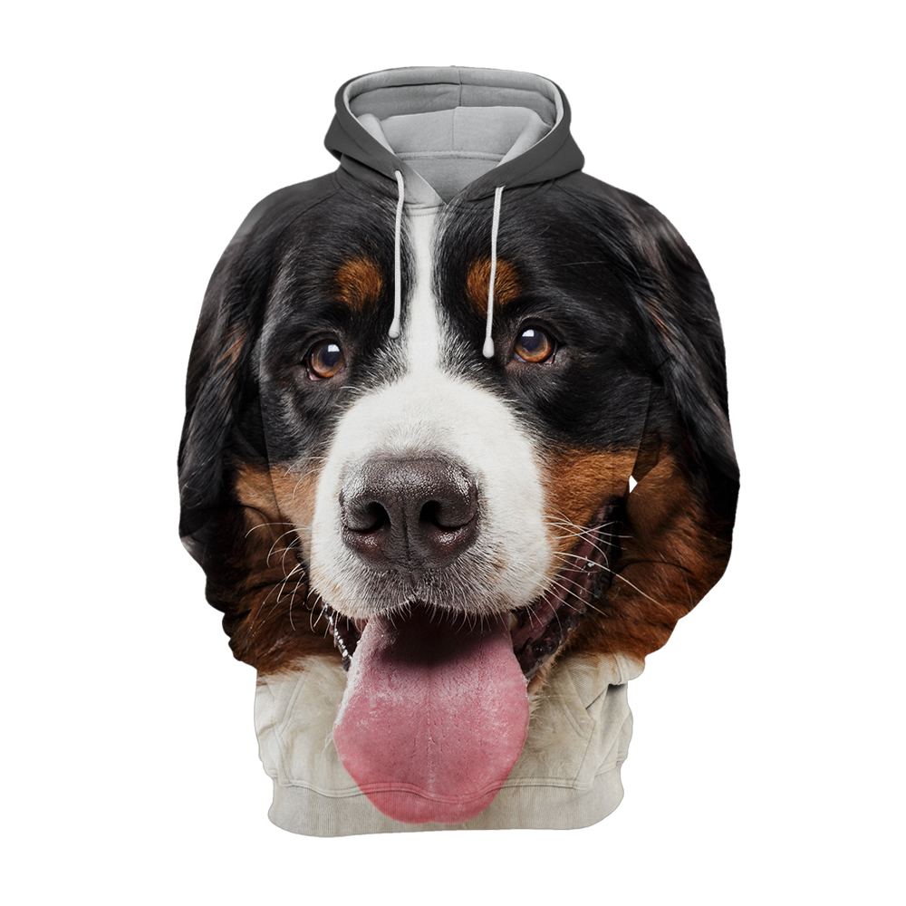 Unisex Honden Hoodie | Bernese Mountain Cute