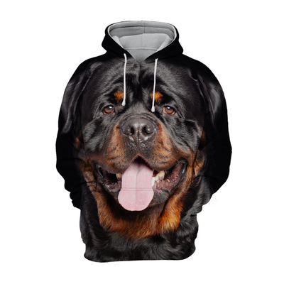 Unisex Honden Hoodie | Rottweiler Smile