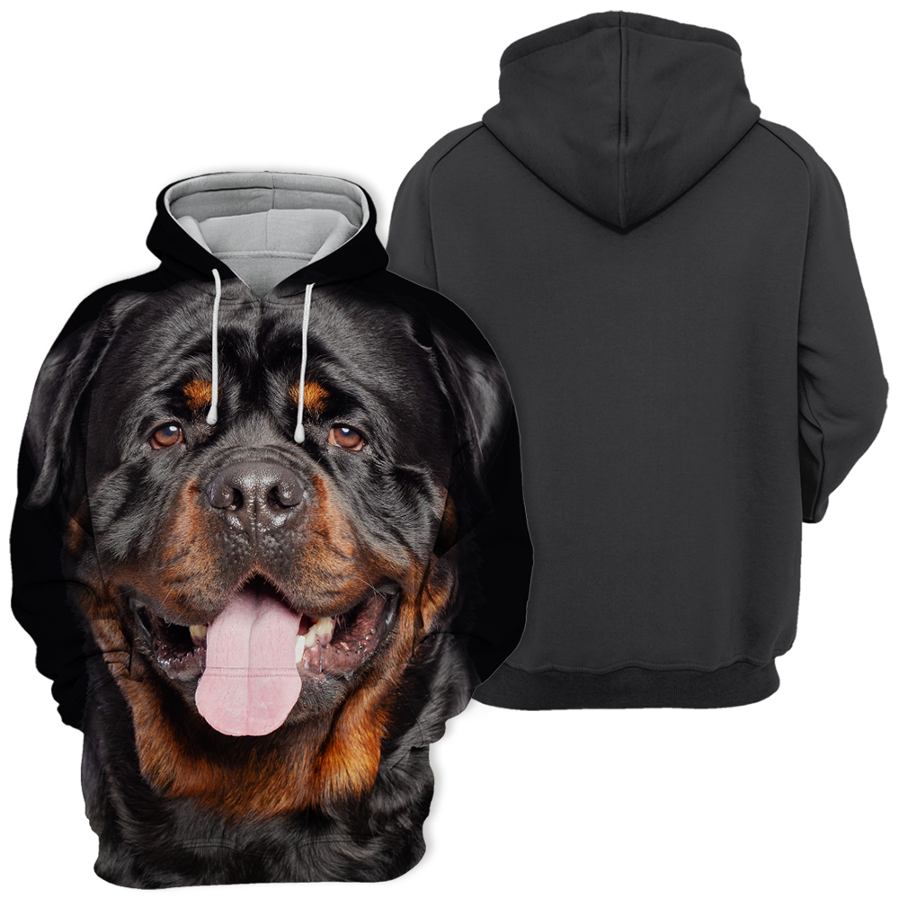 Unisex Honden Hoodie | Rottweiler Smile