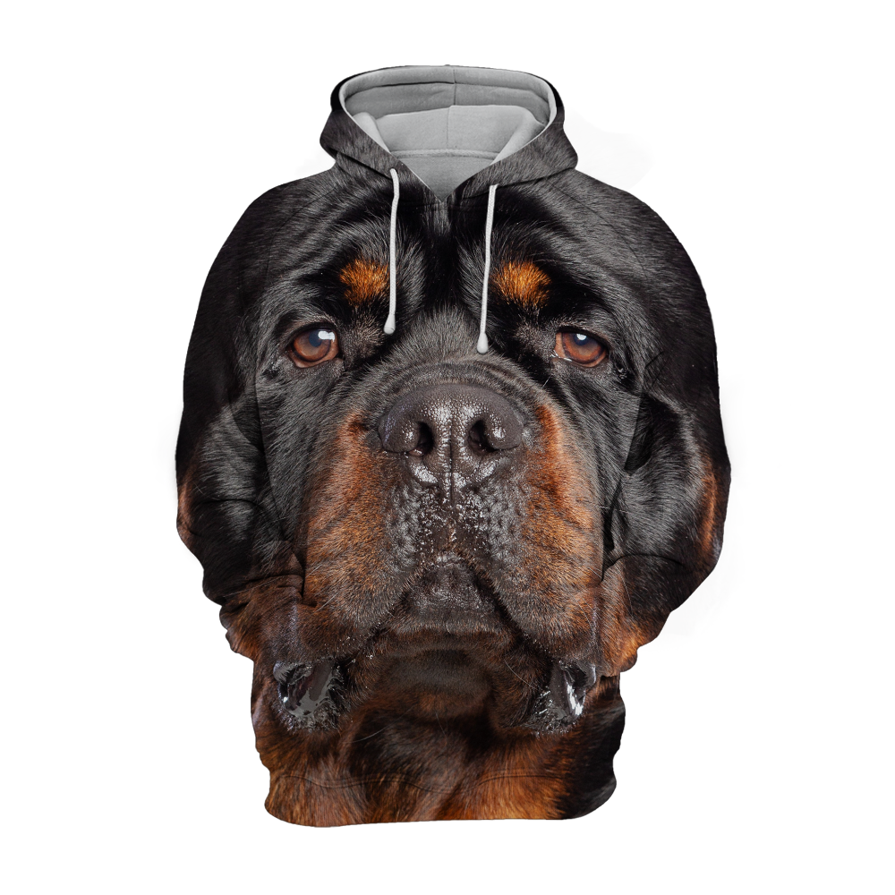 Unisex Honden Hoodie | Rottweiler Quiet