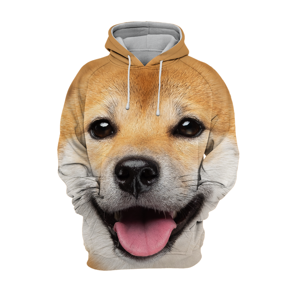 Unisex Honden Hoodie | Shiba Inu Akita Happy