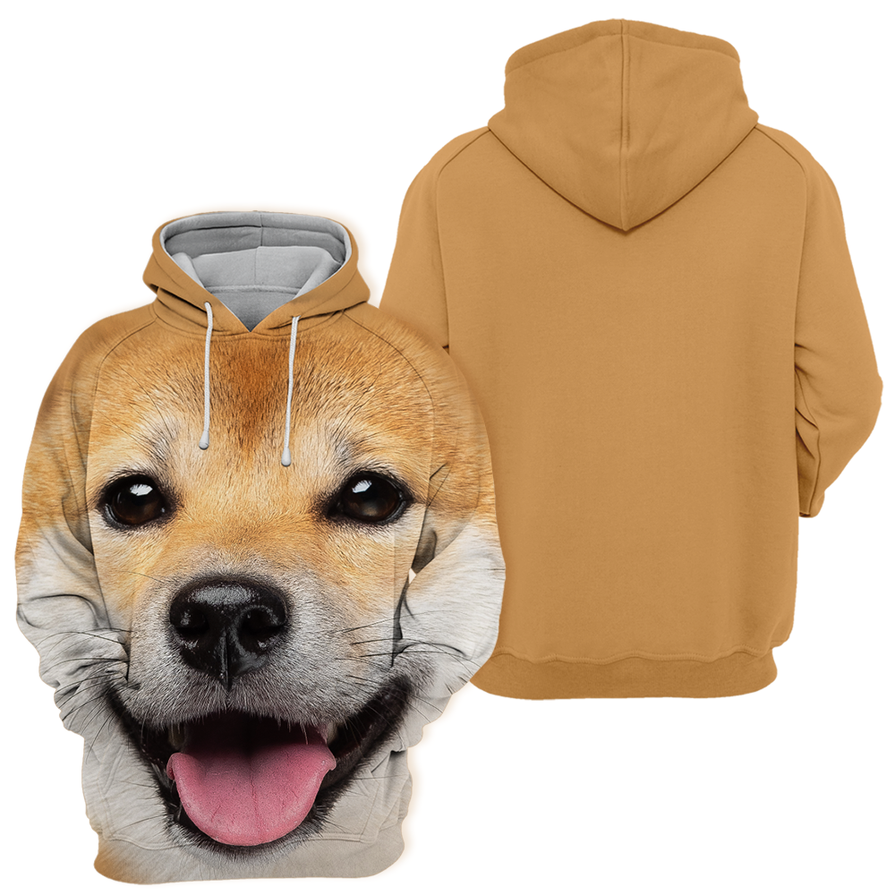 Unisex Honden Hoodie | Shiba Inu Akita Happy