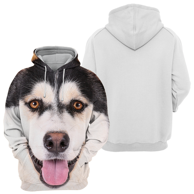 Unisex Honden Hoodie | Alaskan Husky Eye