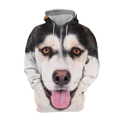 Unisex Honden Hoodie | Alaskan Husky Eye