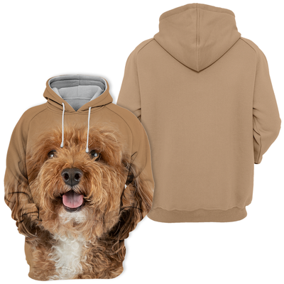 Unisex Honden Hoodie | Mixed Breed Bichon Poodle Bichpoo