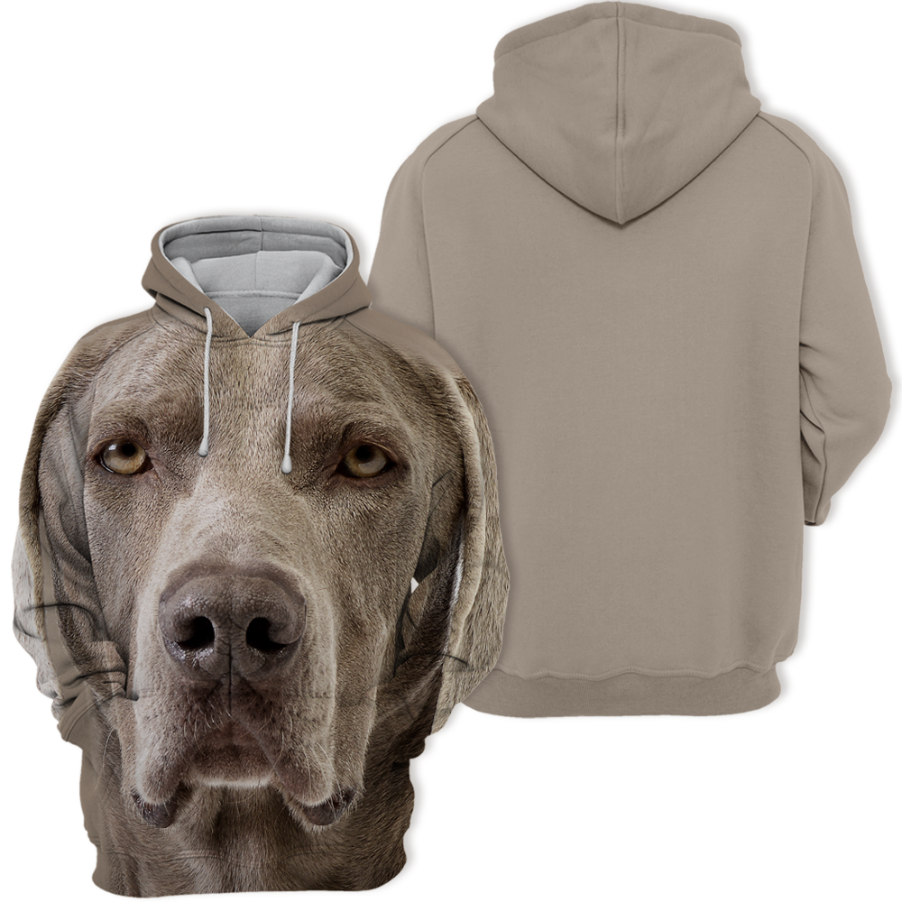 Unisex Honden Hoodie | Weimaraner Adorable