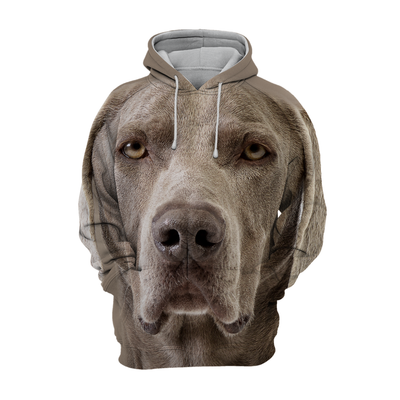 Unisex Honden Hoodie | Weimaraner Adorable