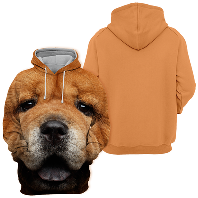 Unisex Honden Hoodie | Chow Chow Look