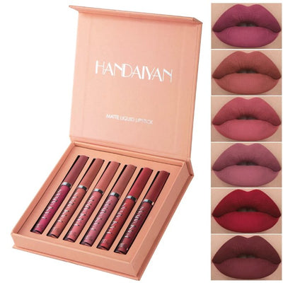 HANDAIVAN | 6 Matte waterproof lipstick